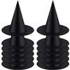 Aneco Costume Headwear 12 Pcs Halloween Witch Hats, Black, One Size, Costume Accessory Caps, Floating Home Yard Porch Decor for Party view 1