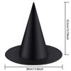 Aneco Costume Headwear 12 Pcs Halloween Witch Hats, Black, One Size, Costume Accessory Caps, Floating Home Yard Porch Decor for Party view 2