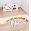 CUBIKA Wooden Flyring Cars Lacing Toy  Montessori Lacing Toy for Kids Ages 3+  Wooden Lacing Cards with Threading String  Fine Motor Toy  FSC-Certified Wood, Travel Toy for Toddlers view 2