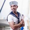Syhood 6 Pieces Sailor Captain Navy Hat Blue with White Sail Hats for Kid Navy Costume Dressing Up Party Accessory(Classic Style) view 3