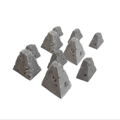 War World Gaming World at War Damaged Dragon's Teeth Tank Trap (Choose Size and Quantity) - 28mm WW2 Wargame Terrain