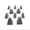 War World Gaming World at War Damaged Dragon's Teeth Tank Trap (Choose Size and Quantity) - 28mm WW2 Wargame Terrain view 3