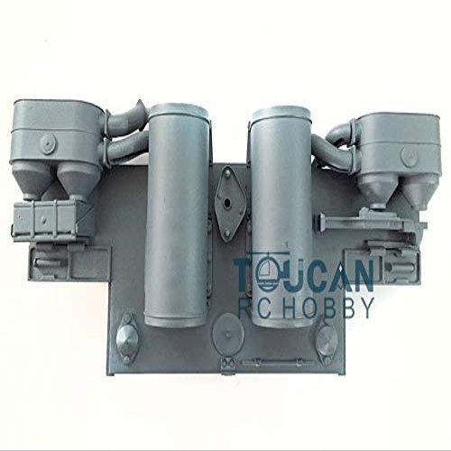 Hockus Accessories 1/16 Plastic Back Cover Rear Plate Funnel for Tiger I RC Tank 3818 TH00179