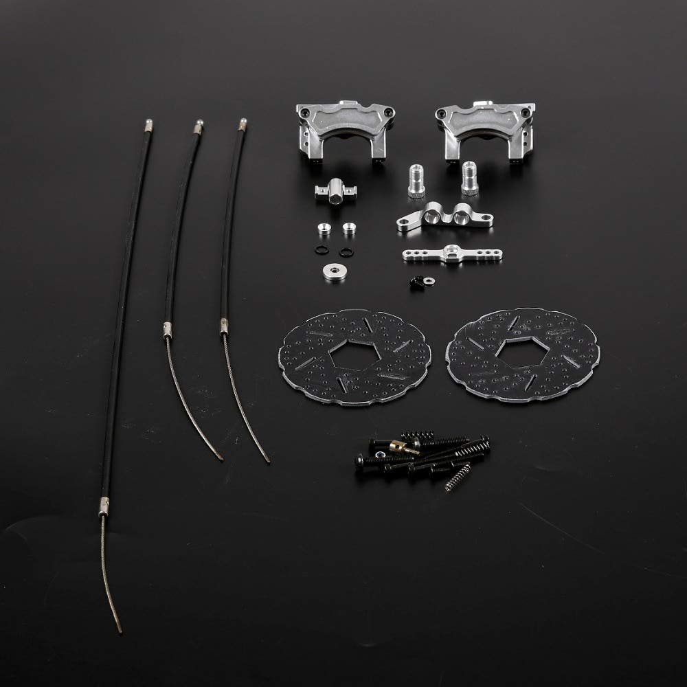 Hockus Accessories Rear 2 Wheel Cable Brake System for HPI KM ROVAN 5B SS 5T - CN
