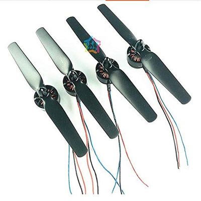 Accessories 100% Original XK-X252 Motor Brushless RC Drone XK X252 RC Quadcopter Parts XK.2.X252.007 Clockwise XK X252 CW CCW Motors - (Color: 4PCS Motors Blade)