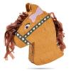BLUE PANDA Horse Pinata - Small 12 x 16 x 3 in Brown & Pink Paper - Farm & Western Pinata for Horse Party & Pony Birthday Decorations