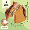 BLUE PANDA Horse Pinata - Small 12 x 16 x 3 in Brown & Pink Paper - Farm & Western Pinata for Horse Party & Pony Birthday Decorations view 4