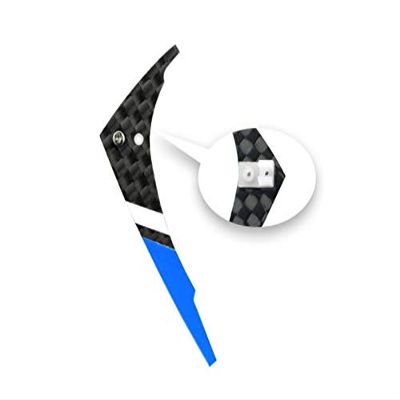 Microheli Carbon Fiber Vertical Fin Set (BL) - Blade NCPX/NCPS/mSR S/Nano S2
