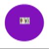 Speed lite poker table cover - felt style tablecloth - cover only - Ideal upgrade surface for any worn felt poker game table cover (purple, 72 inch round) view 3