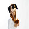 5 OReet Dog Hat Cute Stuffed Doggy Headpiece for Kids, Girls & Boys view 4