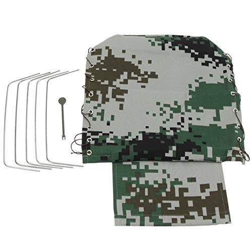 Accessories Canvas Truck Hood Cover Cloth for WPL B-24 Military Mini Truck Rock Crawler High Quadlity Canvas RC Car Truck Hood Cover Cloth - (Color: Green)