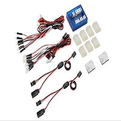 Hockus Accessories LED Controller Lights Bulbs for SCX10 CC01 TF2 F350 Wraith D90 Wranger Rock Crawler Truck rc4 Gelande II Cruiser/FJ40 - (Color: bb)