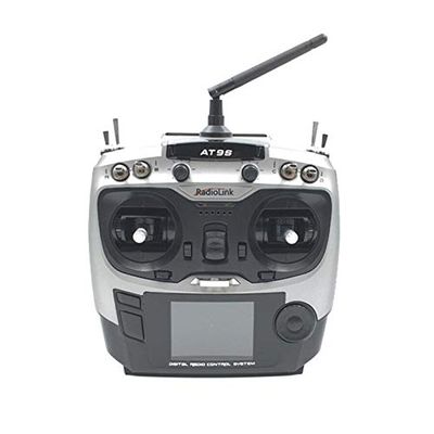 Hockus Accessories Original 2.4G AT9S 10CH Remote Control AT9S Transmitter & R9DS Receiver for DIY Drone FPV RC Quadcopter - (Color: Mode 2)