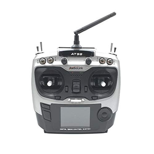 Hockus Accessories Original 2.4G AT9S 10CH Remote Control AT9S Transmitter & R9DS Receiver for DIY Drone FPV RC Quadcopter - (Color: Mode 2)