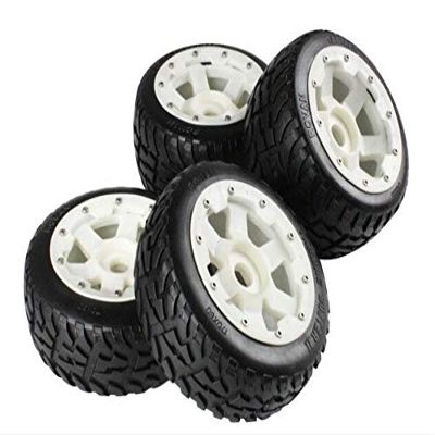 Accessories New Nylon Wheel On-road Tyres x 4pcs for Hockus 5B 85028-1