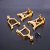 Hockus Accessories Front Alloy Arm Suspension Set for 1/5 HPI Rovan KM 5B 5T 5SC Rc Car Upgrade Parts - (Color: Chocolate) view 1