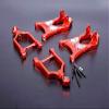 Hockus Accessories Front Alloy Arm Suspension Set for 1/5 HPI Rovan KM 5B 5T 5SC Rc Car Upgrade Parts - (Color: Chocolate) view 2