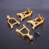 Hockus Accessories Front Alloy Arm Suspension Set for 1/5 HPI Rovan KM 5B 5T 5SC Rc Car Upgrade Parts - (Color: Chocolate) view 3