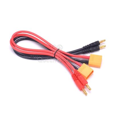 Accessories XT90 to 4.0 Male Banana Connector Ultra Adapter Wire Harness Charging Cable RC Charger Cables for RC Car Multirotor Helicopter - (Color: 20 Pieces)