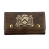 Hill Irish Coat of Arms Leather Card & Dice Set view 1