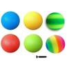 Toys+ 8.5 Inch Playground Balls Red, Blue, Green, Yellow and Rainbow! (6Pack) view 1