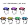 Hicarer 15 Pieces Mood Rings for Kids Adjustable Mixed Color Changing Mood Rings Gifts for Girls Boys Costume Props Birthday Party Favors and Goodie Bag Fillers(Stylish) view 3