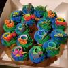 Finduat 24 Pcs Dinosaur Rubber Rings for Party Favors, Dinosaur Rings Cupcake Topper for Dinosaur Party Supplies view 4