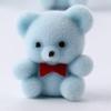 Factory Direct Craft Package of 24 Flocked Miniature Teddy Bears -Tiny Bear Shaped Figurines (Size: 1 inch) view 2