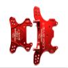 Accessories Aluminum Front and Rear Shock Tower for LOSI 5IVE T/ROVAN LT/KMX2 - (Color: Silver) view 1