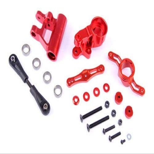 Hockus Accessories Alloy Steering/Servo Arm Set for Losi 5ive-T LOSB0019 Truck 5T Rovan LT QL-5 1/ Scale Gas Truck 4X4 - (Color: Blue)