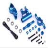 Hockus Accessories Alloy Steering/Servo Arm Set for Losi 5ive-T LOSB0019 Truck 5T Rovan LT QL-5 1/ Scale Gas Truck 4X4 - (Color: Blue) view 2