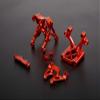 Hockus Accessories Rovan CNC Alloy Front Bulk Head Kits Set for 1/5 Gas Rc Spare Parts 85051 - (Color: Orange red) view 2