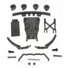 Hockus Accessories Aluminum Alloy Front Bumper Sets Assembly for 1/5 rc hpi Racing 5T rovan Remote Control Toys Gasoline car - (Color: Silver) view 3