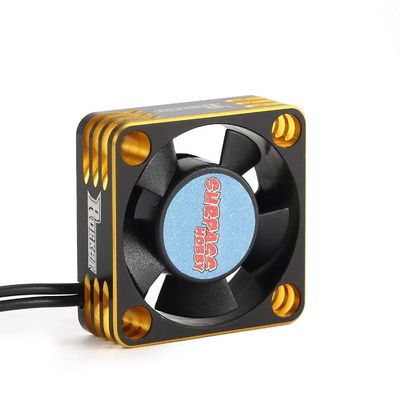 Hockus Accessories SURPASSHOBBY Metal Cooling Fan RC Car Accessory 28000 RPM Motor Heat Dissipation Cooling Fan for 540 Brushless Motor Small Size - (Color: red)