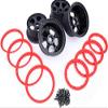 Hockus Accessories Beadlock Wheels Bajer 5b hlwg Rim pentastar Set 85243 for #112457 bajer 5B SS #110190 KINGMOTOR ROVAN Gas 26cc-30.5CC Gas Buggy - (Color: with Blue Ring) view 1