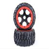 Hockus Accessories Beadlock Wheels Bajer 5b hlwg Rim pentastar Set 85243 for #112457 bajer 5B SS #110190 KINGMOTOR ROVAN Gas 26cc-30.5CC Gas Buggy - (Color: with Blue Ring) view 4