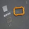 Aluminium Steering Servo Mount Set for Arrma Kraton Senton Talion Typhon Outcast - Orange view 1