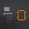 Aluminium Steering Servo Mount Set for Arrma Kraton Senton Talion Typhon Outcast - Orange view 2