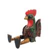 Cohasset Gifts & Garden 9" Wood Lucky Mini Rooster Puppet view 1