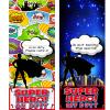 DC Comics Batman Party Favors Pack ~ Bundle of 12 Batman Play Packs Filled with Stickers, Coloring Books, Crayons with Bonus Loot Bags, Harley Quinn Patches, and Door Hanger (Batman Party Supplies) view 3