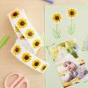 1000 Pieces Yellow Sunflower Stickers for Envelopes, Flower Decals Roll for Kids DIY Crafts, Seals for Invitations (1.5 In) view 3