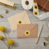1000 Pieces Yellow Sunflower Stickers for Envelopes, Flower Decals Roll for Kids DIY Crafts, Seals for Invitations (1.5 In) view 4