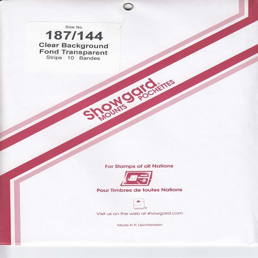 Showgard Pre-Cut Clear Stamp Mounts Size 187/144