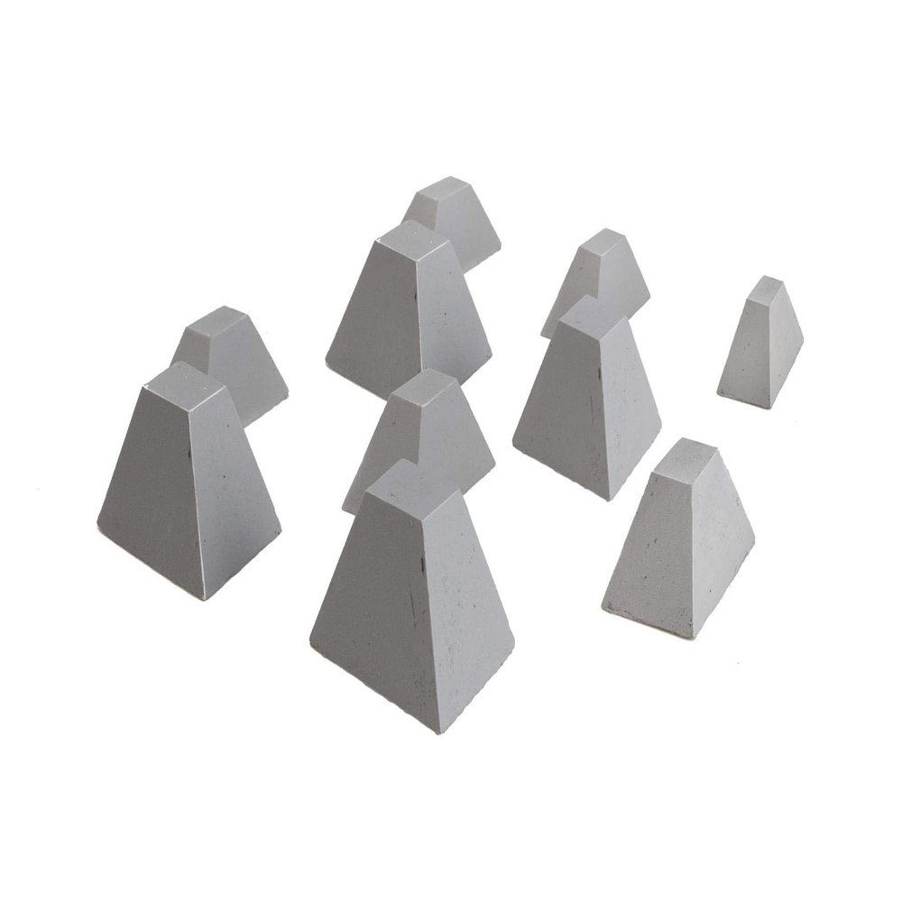 War World Gaming World at War Undamaged Dragon's Teeth Tank Trap (Choose Size and Quantity) - 28mm WW2 Wargame Terrain