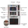 2024 Upgraded ATM Piggy Bank for Real Money ATM Savings Bank Machine for Kids Adults with Card Mini ATM Money Machine Coin Bill Feeder Educational Toy Christmas Birthday Gift(Silver/Black) view 2