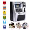 2024 Upgraded ATM Piggy Bank for Real Money ATM Savings Bank Machine for Kids Adults with Card Mini ATM Money Machine Coin Bill Feeder Educational Toy Christmas Birthday Gift(Silver/Black) view 3