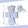 APINATA4U White Cross Pinata with Gold Chalice Accents (17.5x13.5x3.5 Inch) - Perfect for Baptism or First Communion Celebrations - Complete Kit with Stick and Mask Included! view 2