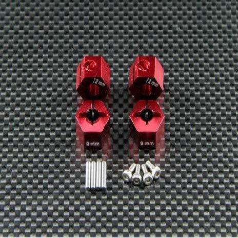 Hockus Accessories Fit (EXO Terra Buggy Wraith SCX10) Aluminum 12x9MM Locking hex Combiner