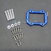 Aluminium Steering Servo Mount Set for Arrma Kraton Senton Talion Typhon Outcast - Blue view 1