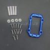 Aluminium Steering Servo Mount Set for Arrma Kraton Senton Talion Typhon Outcast - Blue view 2